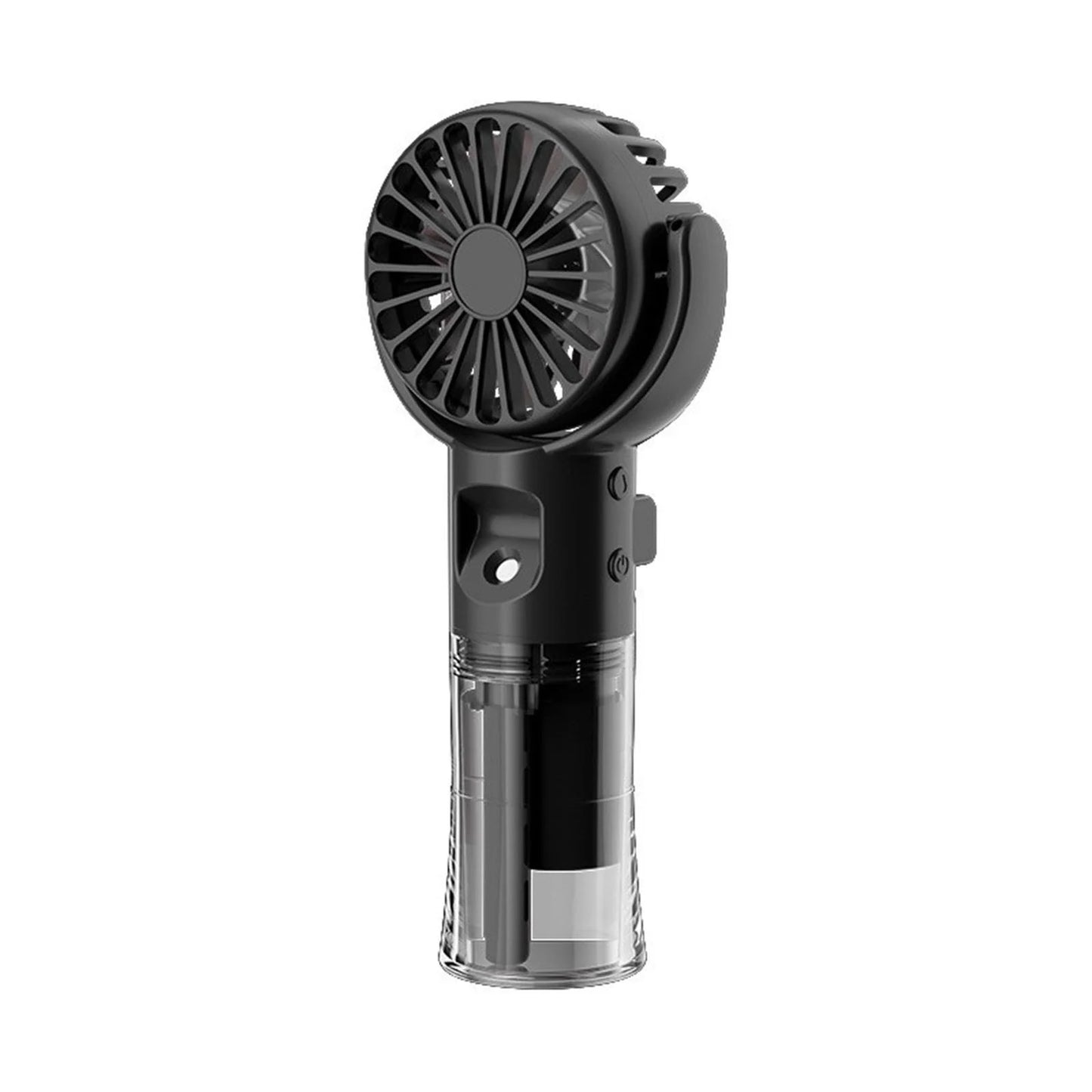 Mini Portable Water Misting Fan, 4 Speeds,Powerful Handheld Fan USB Rechargeable