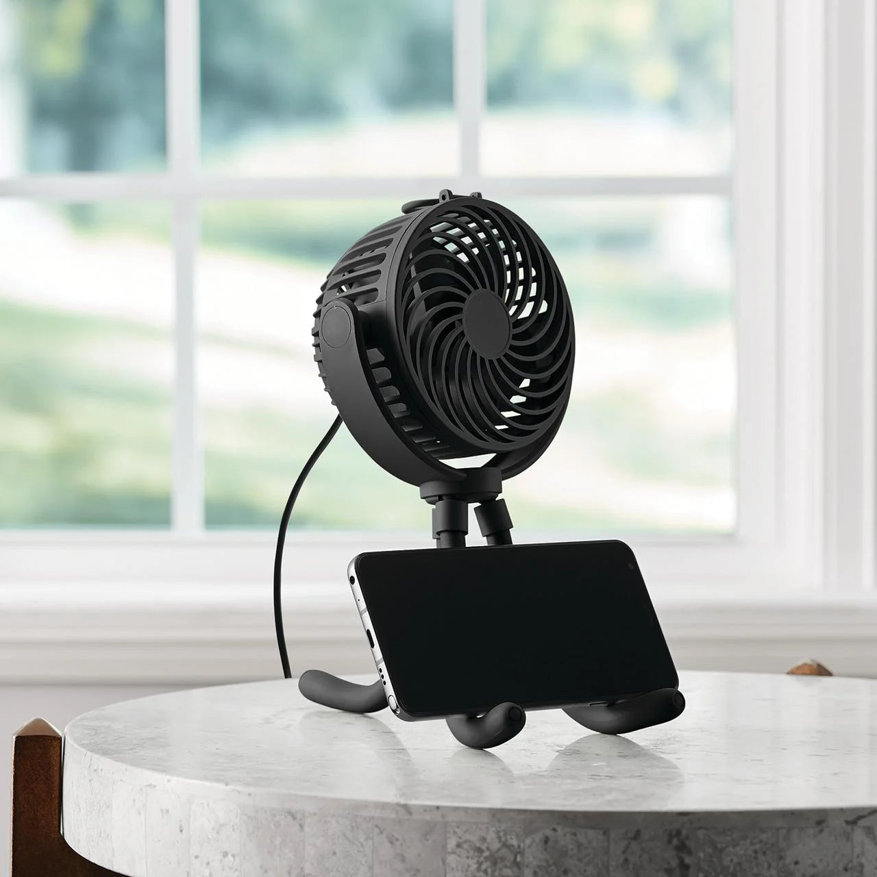 4" New 3-speed Portable Rechargeable Fan