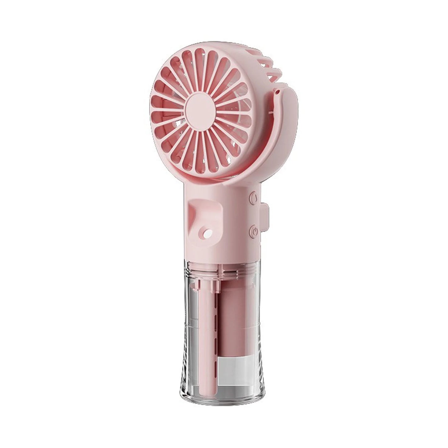 Mini Portable Water Misting Fan, 4 Speeds,Powerful Handheld Fan USB Rechargeable