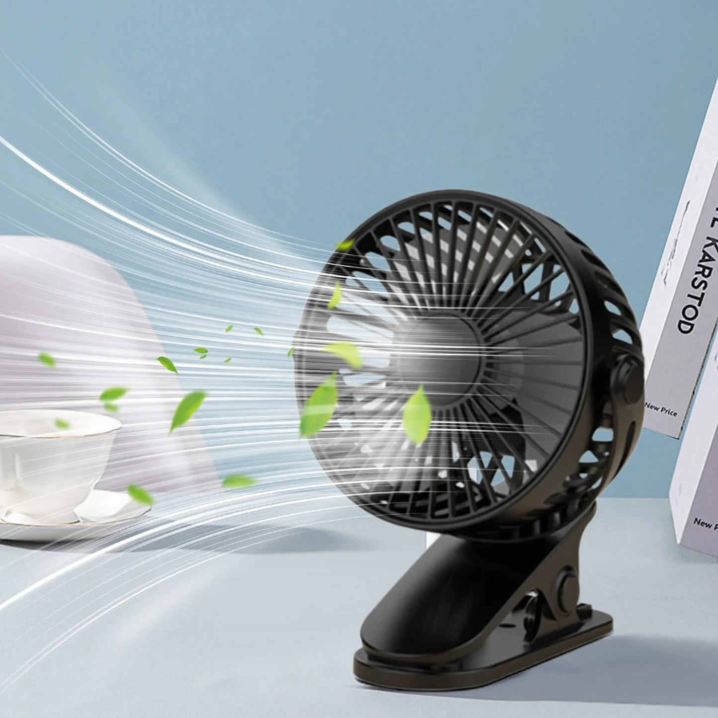 Mini Portable Water Misting Fan, 4 Speeds,Powerful Handheld Fan USB Rechargeable