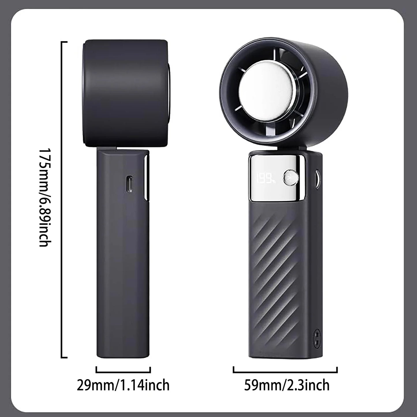 Tech with 199 Speed Cooling Portable Small  Fan&Handheld Fan