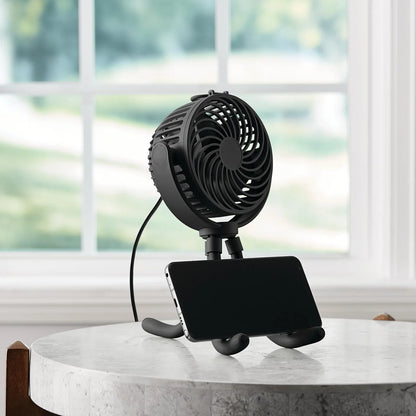 4" New 3-speed Portable Rechargeable Fan