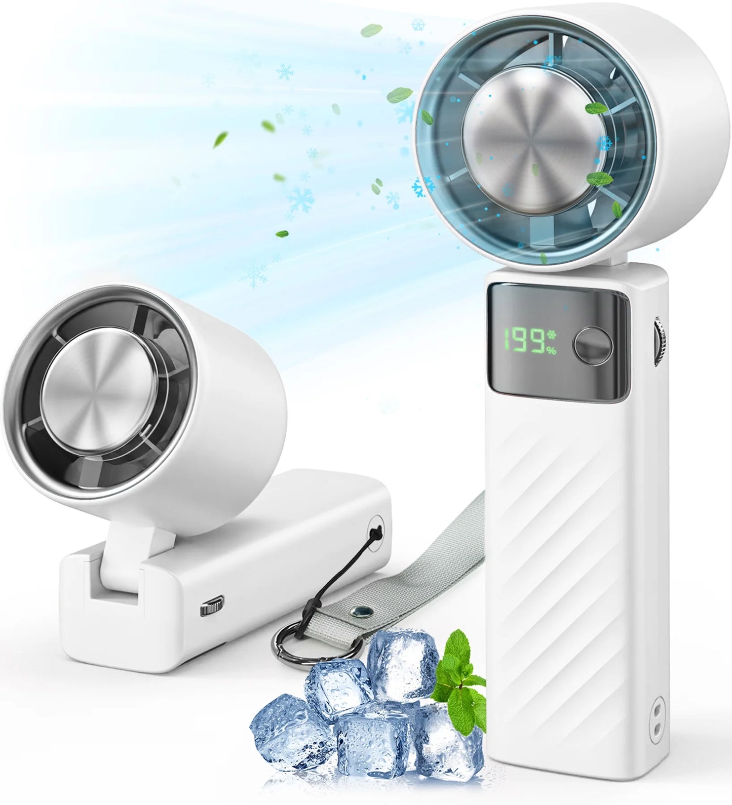 Tech with 199 Speed Cooling Portable Small  Fan&Handheld Fan