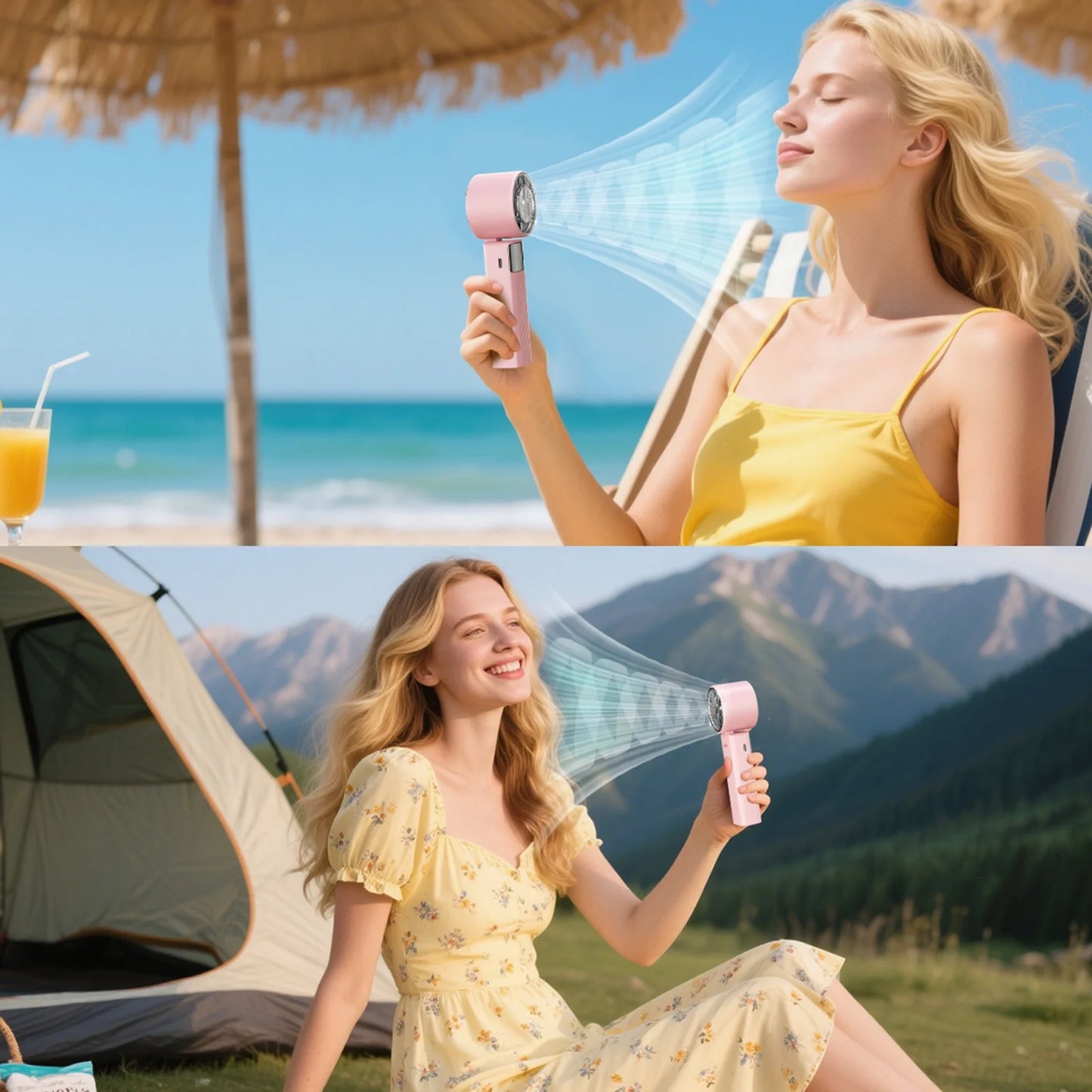 Tech with 199 Speed Cooling Portable Small  Fan&Handheld Fan