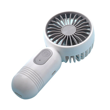 Mini Portable Water Misting Fan, 4 Speeds,Powerful Handheld Fan USB Rechargeable