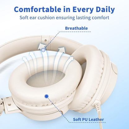 Headphones Wired with Microphone