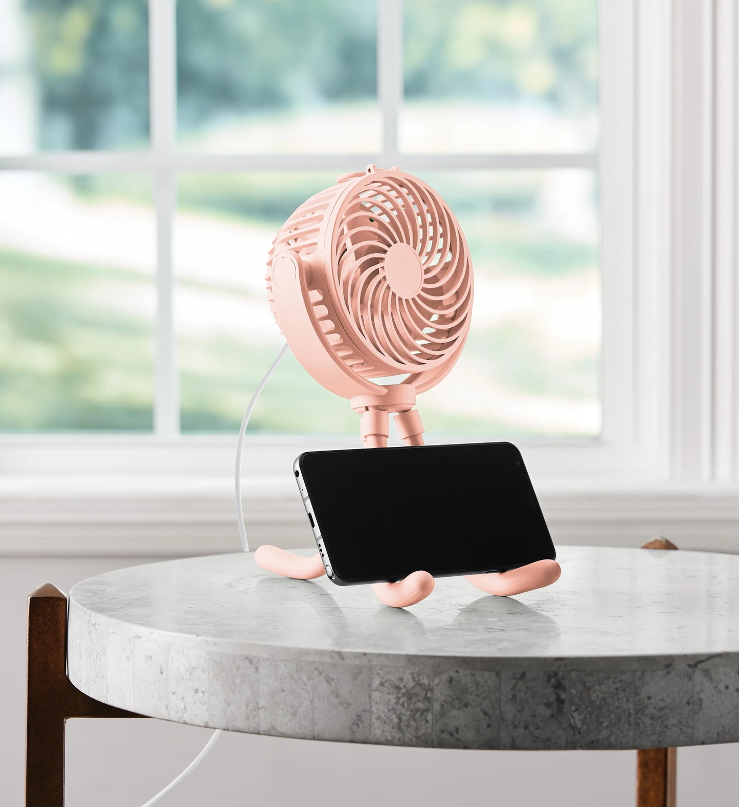 4" New 3-speed Portable Rechargeable Fan