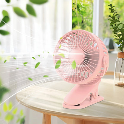 Mini Portable Water Misting Fan, 4 Speeds,Powerful Handheld Fan USB Rechargeable