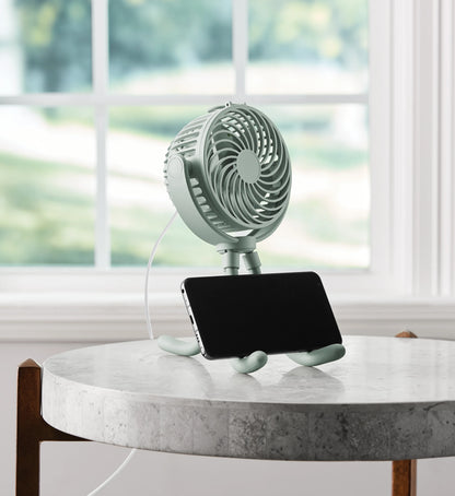 4" New 3-speed Portable Rechargeable Fan