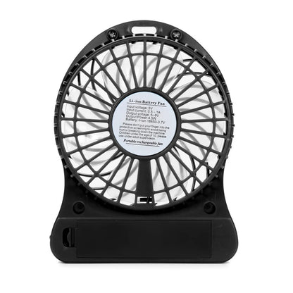 Mini Portable Water Misting Fan, 4 Speeds,Powerful Handheld Fan USB Rechargeable
