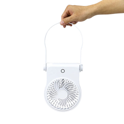 On-the-Go Folding Personal Fan for Stroller, Car Seat, Treadmill, Black
