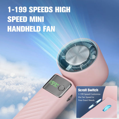 Tech with 199 Speed Cooling Portable Small  Fan&Handheld Fan