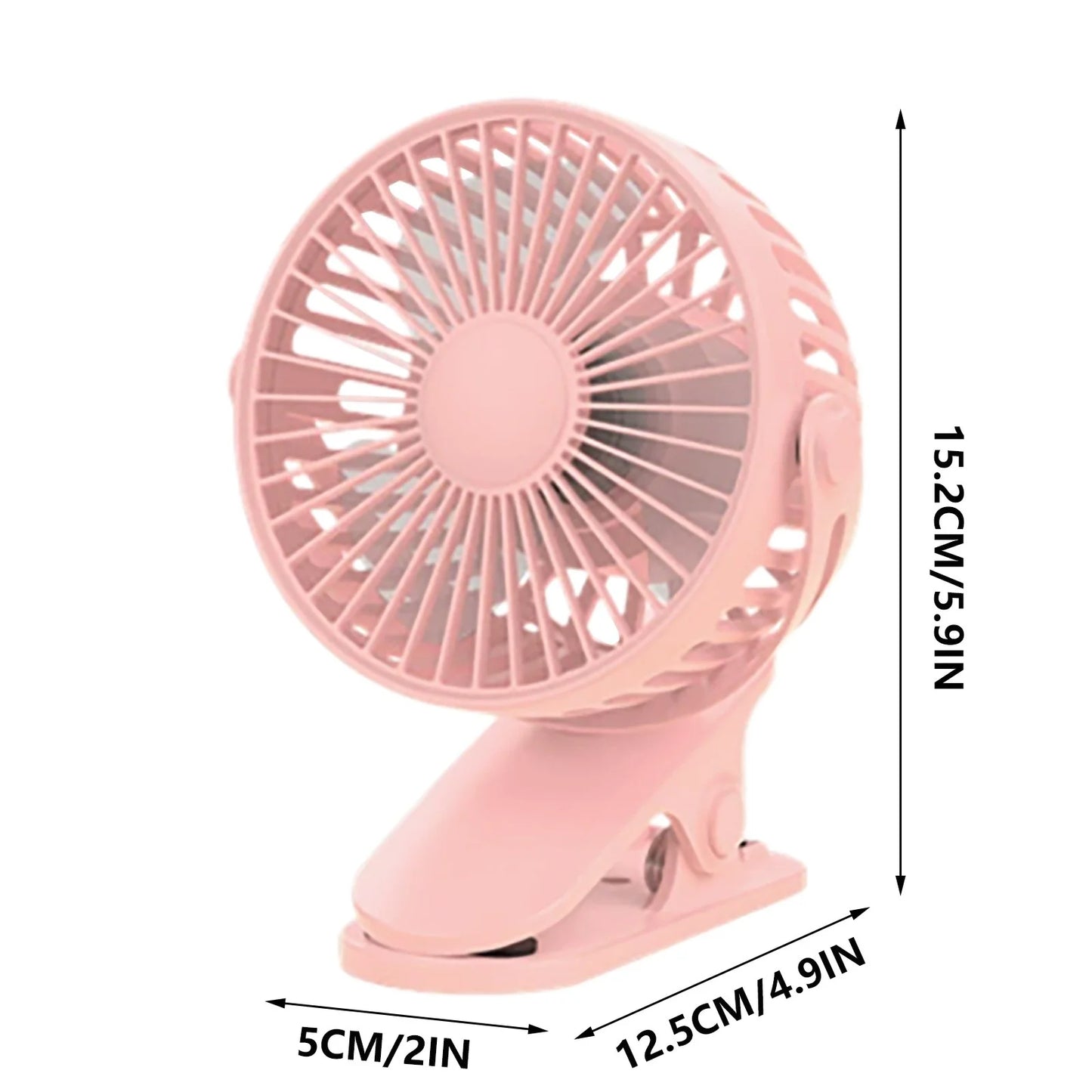 Mini Portable Water Misting Fan, 4 Speeds,Powerful Handheld Fan USB Rechargeable
