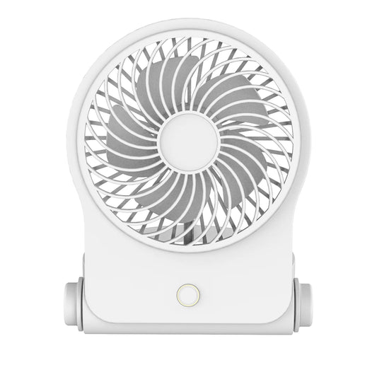 On-the-Go Folding Personal Fan for Stroller, Car Seat, Treadmill, Black
