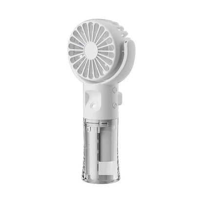 Mini Portable Water Misting Fan, 4 Speeds,Powerful Handheld Fan USB Rechargeable