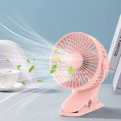 Mini Portable Water Misting Fan, 4 Speeds,Powerful Handheld Fan USB Rechargeable