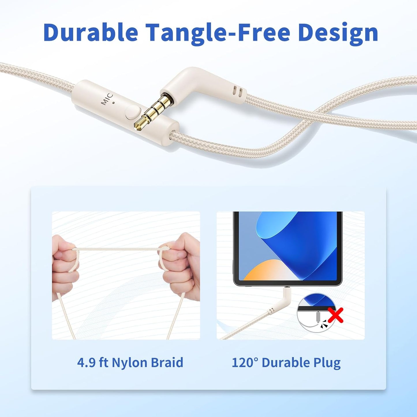 Headphones Wired with Microphone