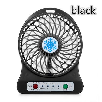 Mini Portable Water Misting Fan, 4 Speeds,Powerful Handheld Fan USB Rechargeable