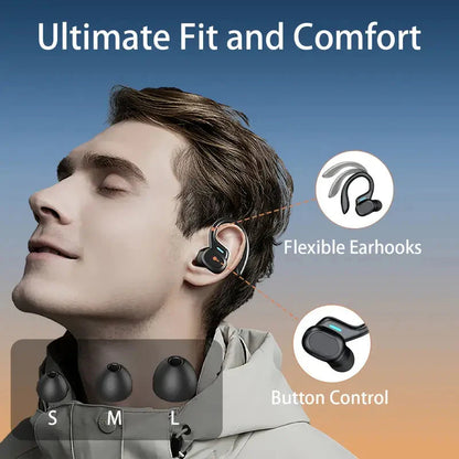 In-Ear Headphones With Noise Cancelling Mic, Sport Earhook
