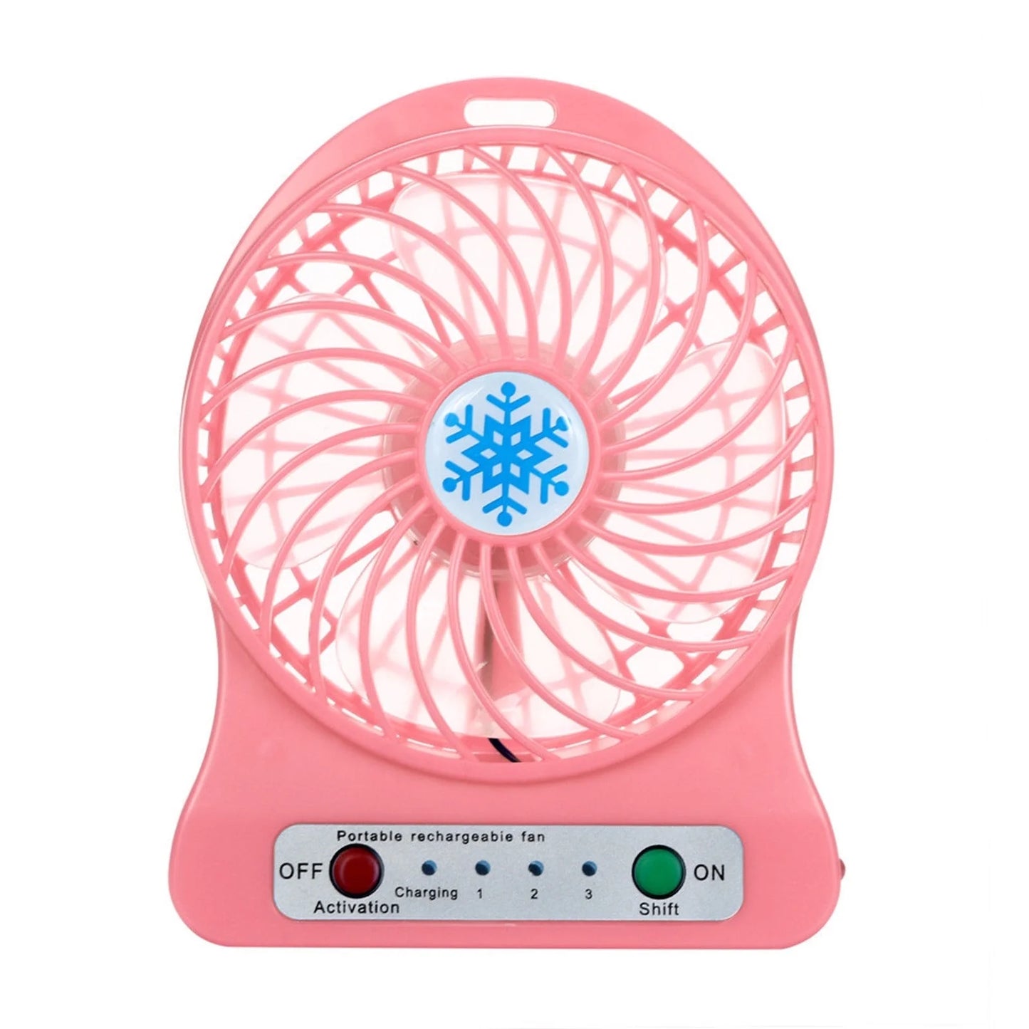 Mini Portable Water Misting Fan, 4 Speeds,Powerful Handheld Fan USB Rechargeable