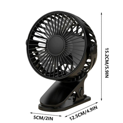 Mini Portable Water Misting Fan, 4 Speeds,Powerful Handheld Fan USB Rechargeable