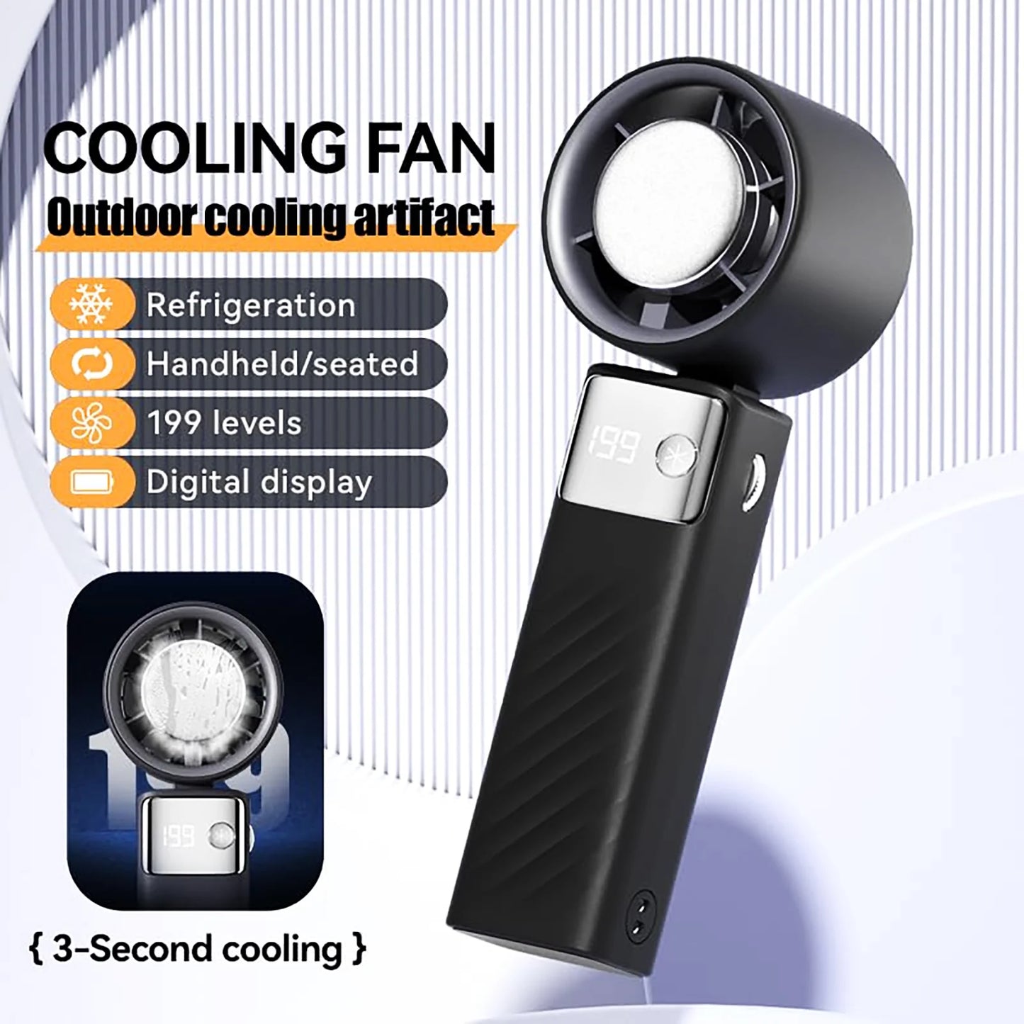 Tech with 199 Speed Cooling Portable Small  Fan&Handheld Fan