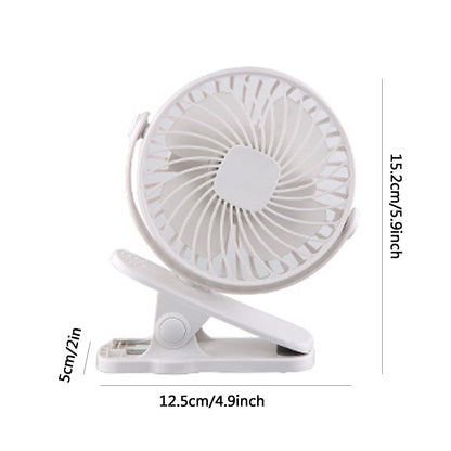 Mini Portable Water Misting Fan, 4 Speeds,Powerful Handheld Fan USB Rechargeable