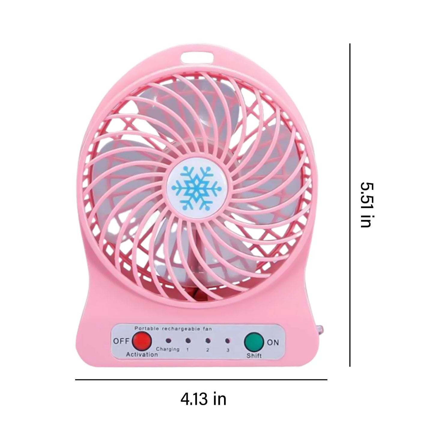 Mini Portable Water Misting Fan, 4 Speeds,Powerful Handheld Fan USB Rechargeable